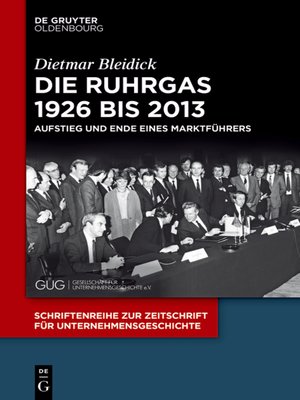 cover image of Die Ruhrgas 1926 bis 2013